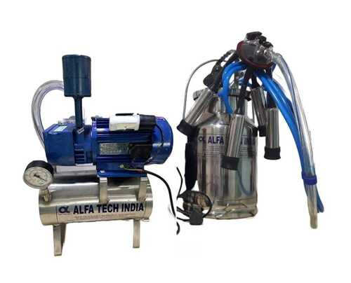 Single bucket milking machine