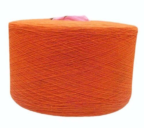 Orange Dyed Polyester Yarn
