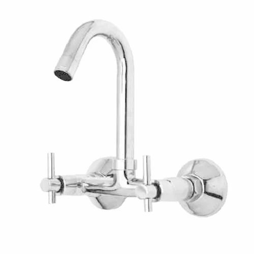 Silver SS Sink Mixer