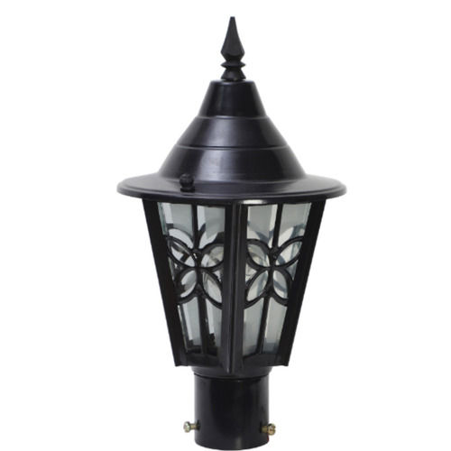 Black Mild Steel Gate Light