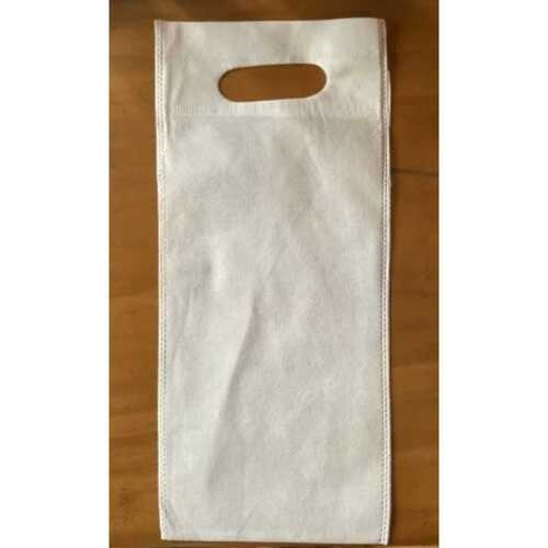 Lightweight Durable Recyclable D Cut Plain Non Woven Bags