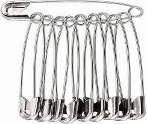 Silver Steel Safety Pins