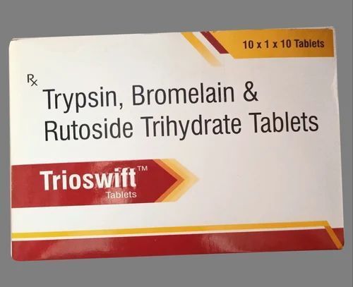 Trypsin Bromelain Rutoside Trihydrate Tablets