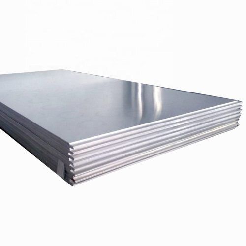 Silver Color Rectangular Shape Polished Finish Aluminum Plates