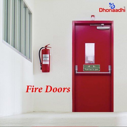 Color Coated Rust Free Durable High Strength Fire Doors