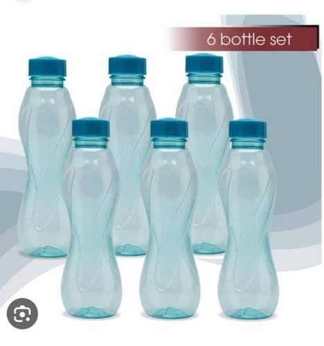 Leak-Proof Eco-Friendly And Reusable Plastic Water Bottles (6 Bottles Set)