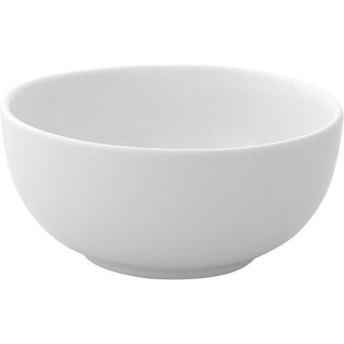 Round Shape White Porcelain Bowl