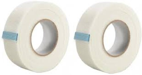 Single Sided Plain White Tapes - Durable Eco-Friendly Material, Single Side Adhesive, Crisp White Color | Ideal for Binding and Labeling