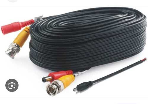 Black Cctv Camera Cable