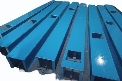 Drag Chain Conveyors - New Semi Automatic Design Up to 100 Meters Long | Metal, Blue, Smooth Functioning