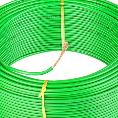 Multi Strand Wires - High Heat Bearing Capacity, Green Color, Various Sizes | Tested for Quality, Timely Delivery