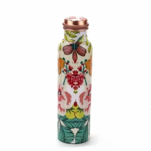 1000 mL Copper Water Bottle Unique Shape