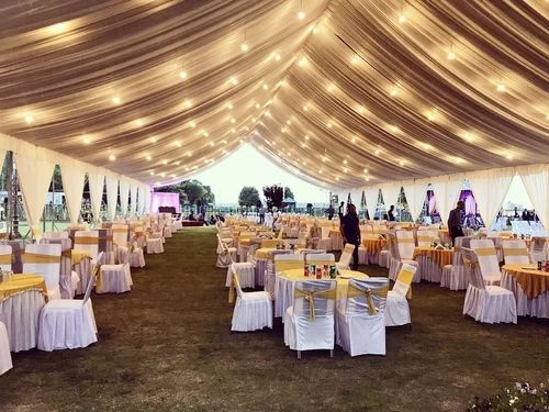 luxury wedding tent