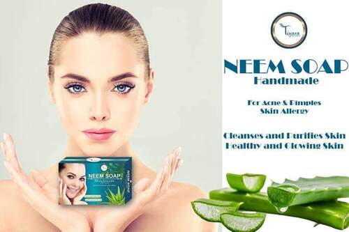 100% Natural Fresh Neem Soap