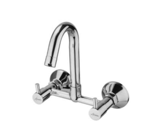 Glossy Finish Leak Proof Corrosion Resistant Stainless Steel 2 Way Sink Mixer