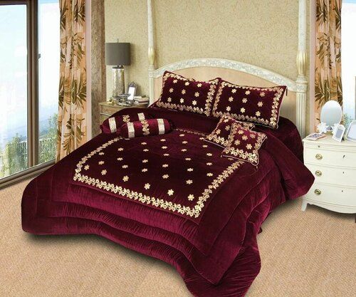 velvet bed cover                                   