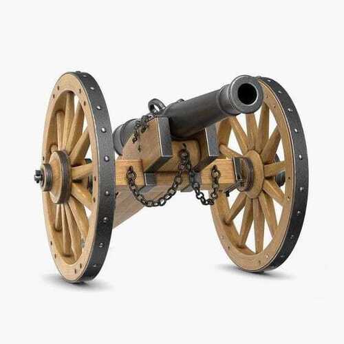 Royal Decorative Wooden Decorative Cannon