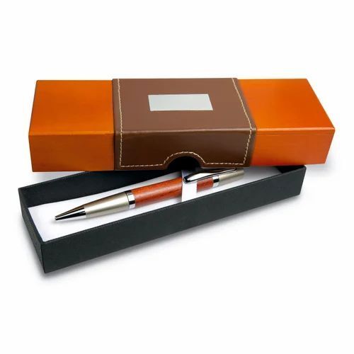 Brown Ball Pen Box