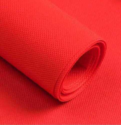 Eco Friendly Durable Plain Red Non Woven Fabric