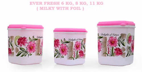 Designer Printed Plastic Container Set