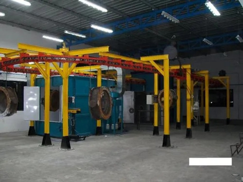  Over Head Chain Conveyor Powder Coating Plants