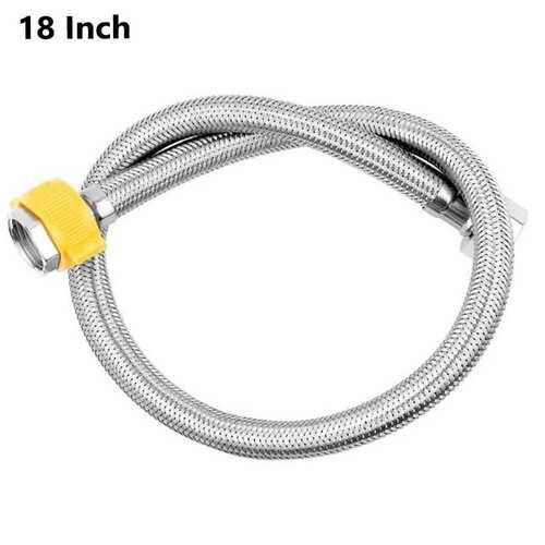 18 Inch Scratch Proof And Perfect Finish Stainless Steel Braided Hose Pipe