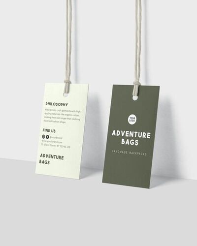 Water Proof And Rectangular Shape Bag Label