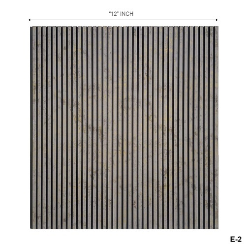 12 mm Thick Charcoal Louvers Wall Panel