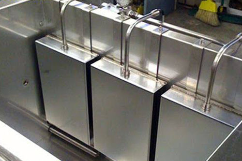 Floor Mounted Heavy-Duty High Strength Stainless Steel Bath Sonicator for Laboratory