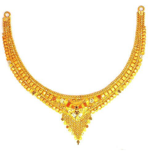 gold necklace