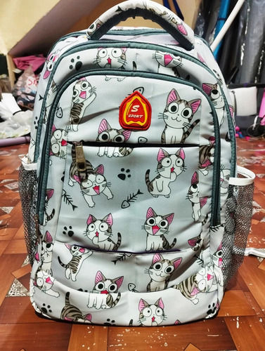 Zipper Closure Kids School Bag