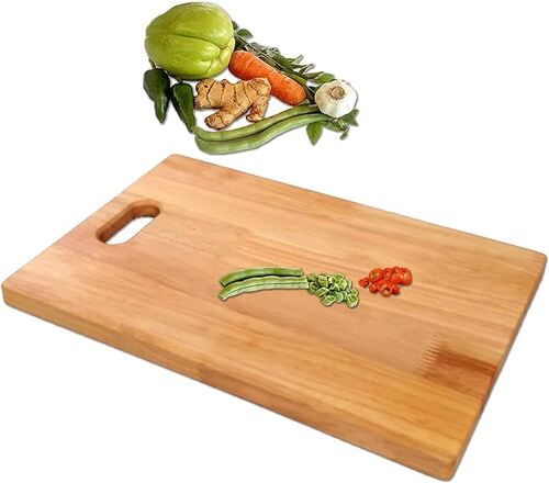 Brown Color Rectangular Shape Wooden Chopping Board