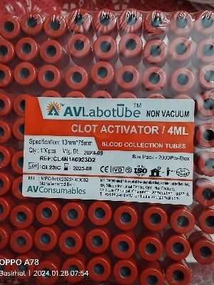 clot activator tubes