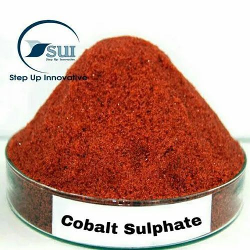 Cobalt Sulphate - Industrial Grade, 100% Purity, Red Powder | Stored in Cool & Dry Place