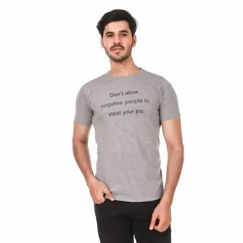 Men Round Neck T Shirt