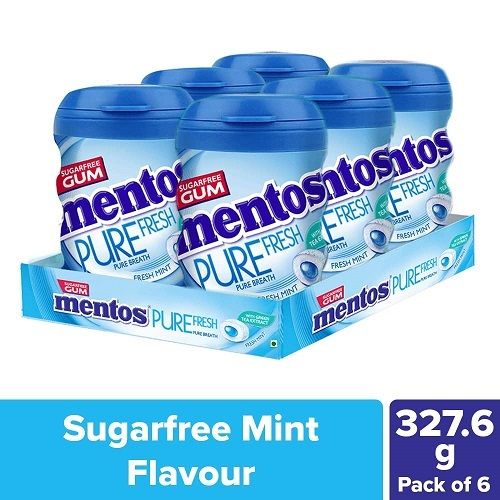 Mentos Pure Fresh Sugarfree Mint Chewing Gum at Best Price in New Delhi ...