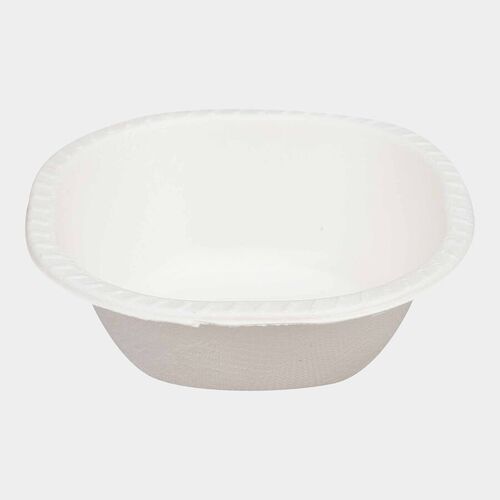 White Plain Round Disposable Bowl