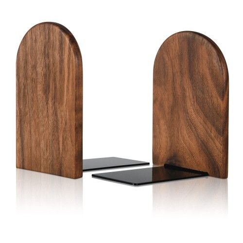 Attractive Look Brown Wooden Bookends