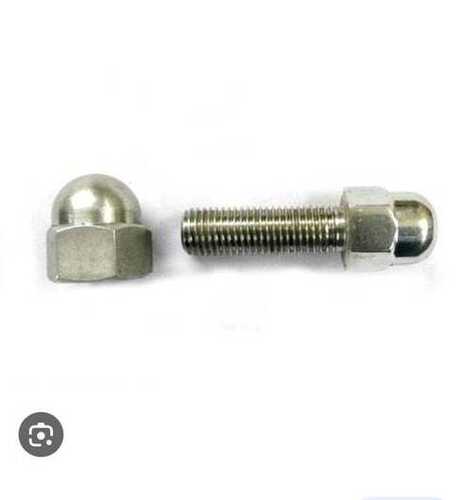 Dome Nut - Various Sizes | Silver with Anti Rust Properties, Tested for Quality Standards