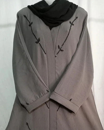 Regular Fit And Plain Design Ladies Abaya