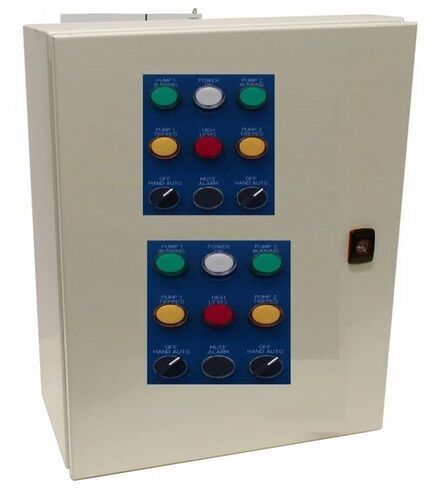 Plc Automation Control Panel - Corrosion Resistant, High Efficiency, Automatic, Floor Mounted | Easy to Install, Heavy-Duty, Single Door, Polished Grey Mild Steel