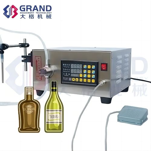 Semi Automatic Beverage Perfume Water Juice Magnetic Pump Liquid Filling Machine