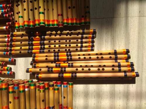 F Natural Wooden Flute