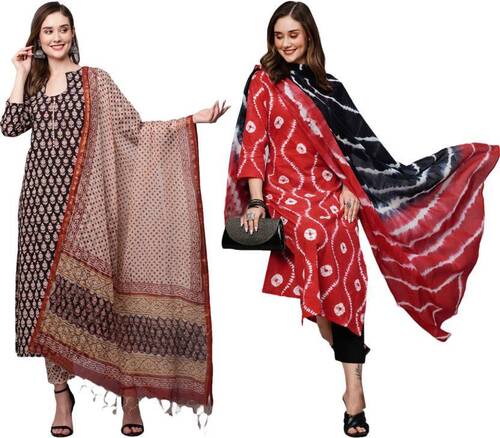 Readymade Salwar Suits with Matching Dupatta