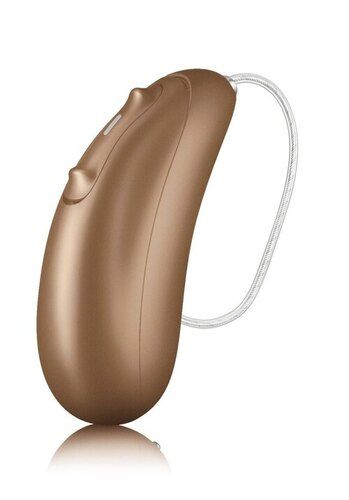 Golden Durable Rechargeable Ric Hearing Aid For Ear