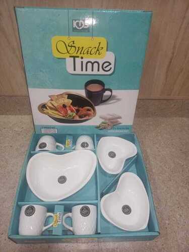 Ceramic Snack Time Tea Cup Set