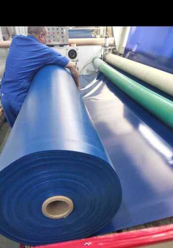 Laminated Blue PE Tarpaulin 100 GSM to 750 GSM