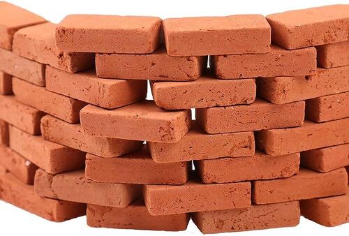 Clay Rectangular Partition Wall Red Brick