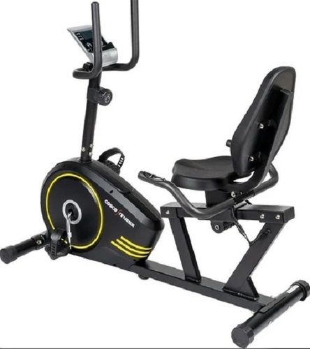 Floor Mounted Polished Finish High Strength Heavy-Duty Manual Operated Exercise Bike