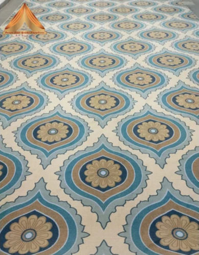 Modern Art Light Weighted Rectangular Slip Resistant Printed Designer Floor Carpet 